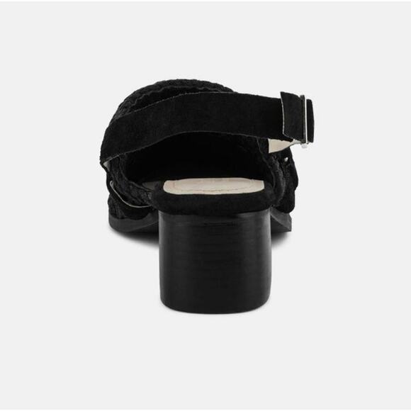 🎀2/$25🎀[H109] RAG & CO [ROSALIE] Black Block Heeled Sandal, Size 7 - Picture 12 of 16